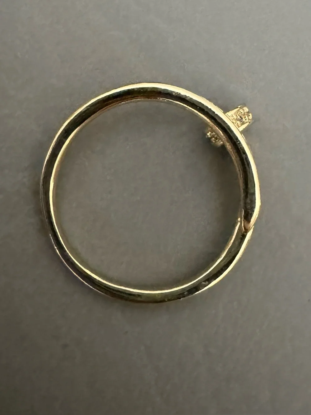 Adornia Bypass CZ Nail Ring